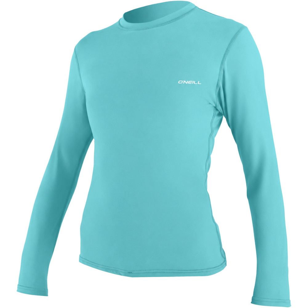 2026 O'Neill Womens Basic Skins Long Sleeve Sun Shirt 5720 - Light Aqua